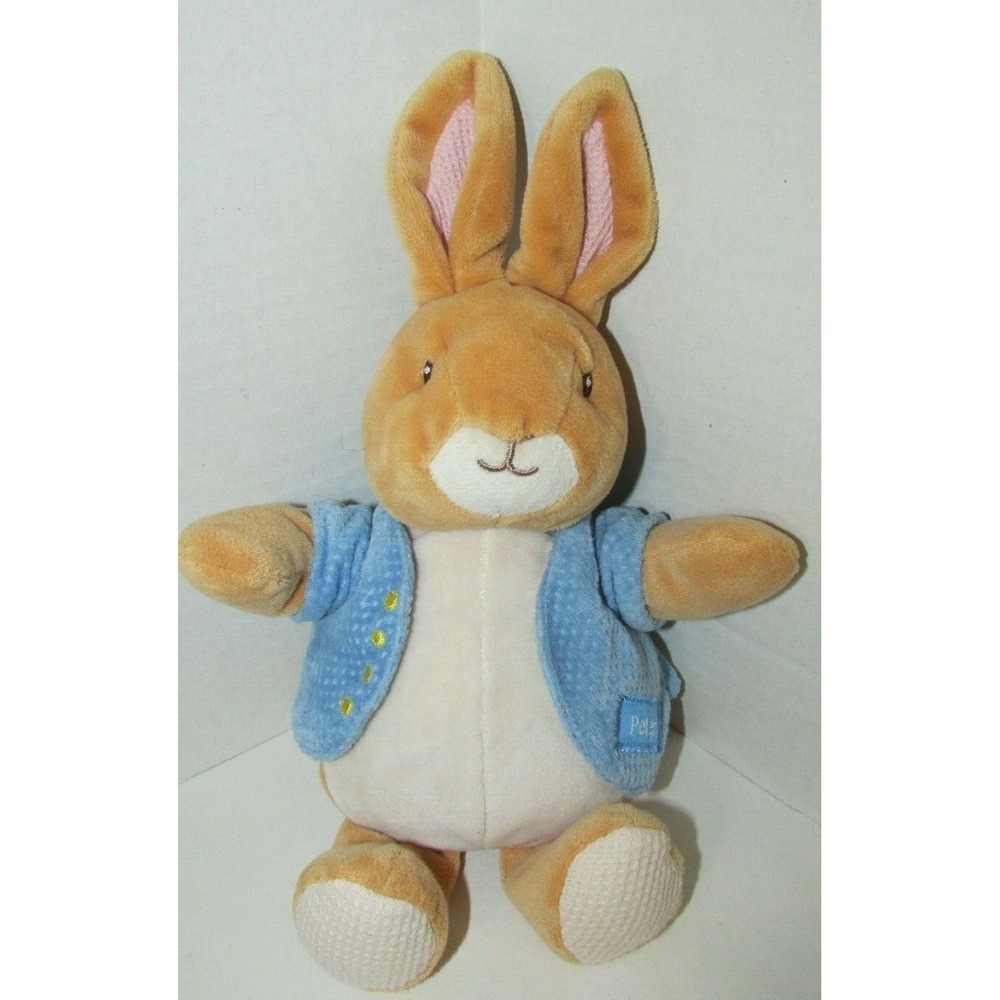 Peter Rabbit Plush Classic Kids preferred blue jacket thermal pink ears feet